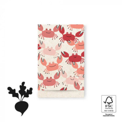 Cadeauzakje crabs - 5 stuks