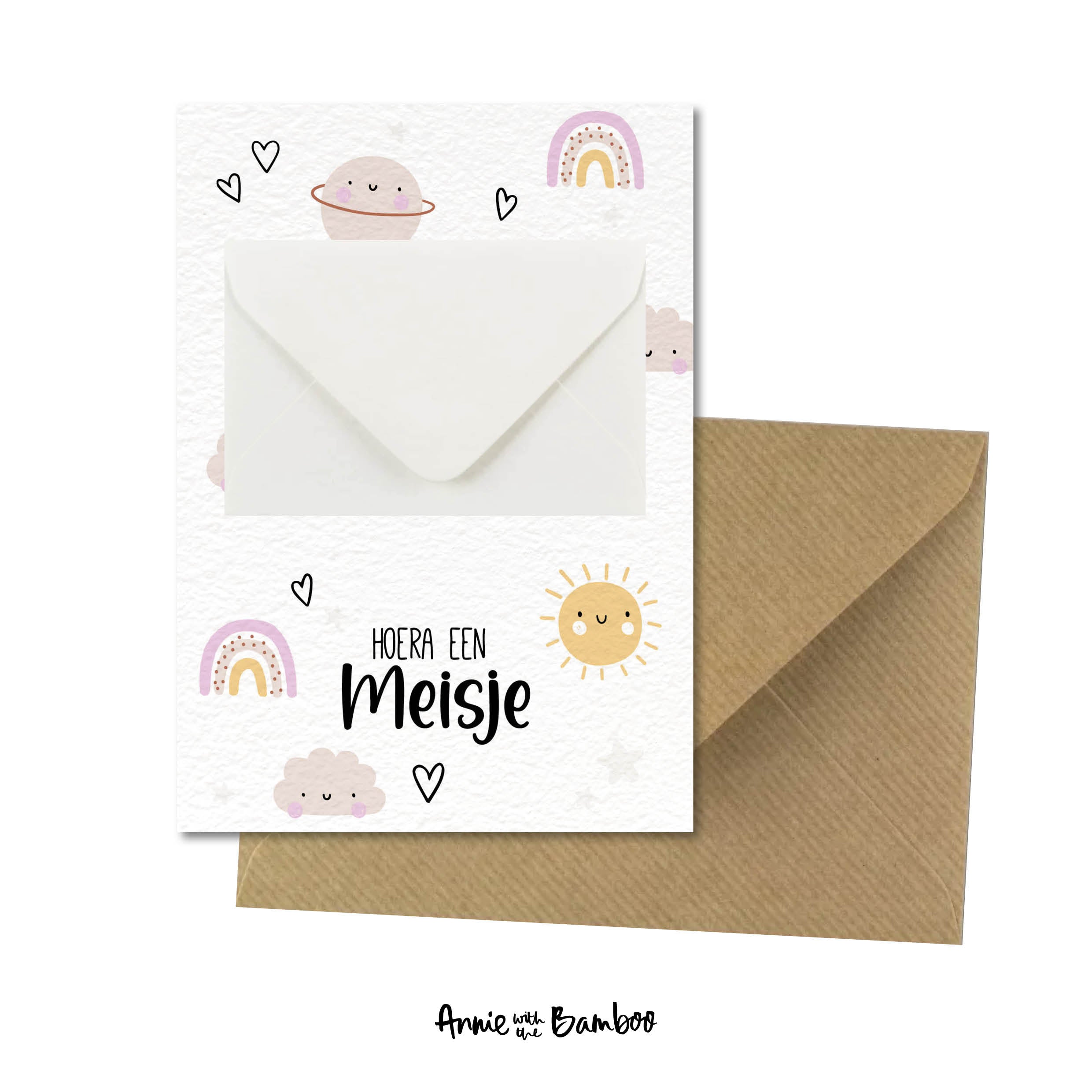 Geldkaart - Hoera een meisje
