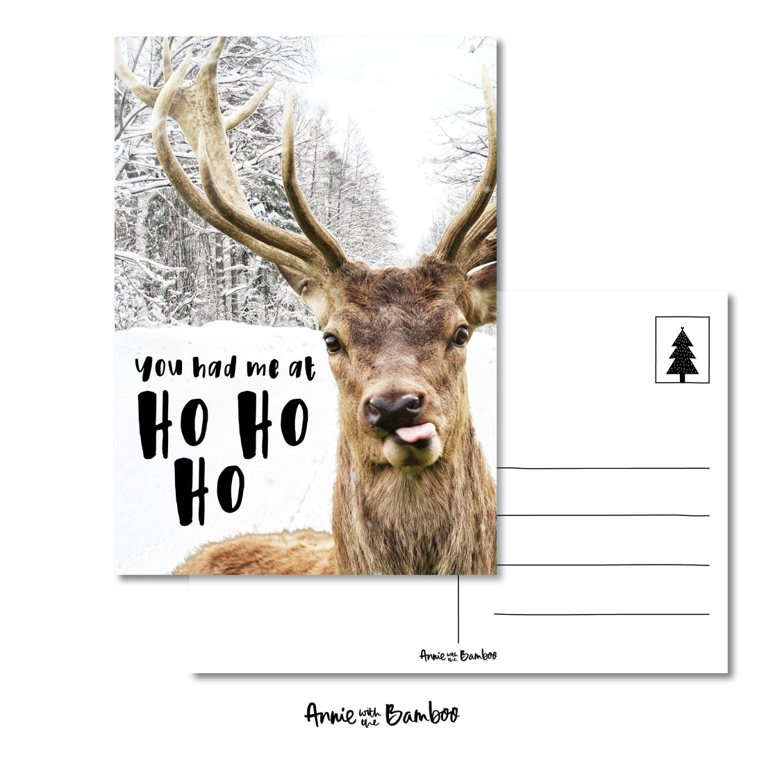 Kerstkaart - You had me at ho ho ho