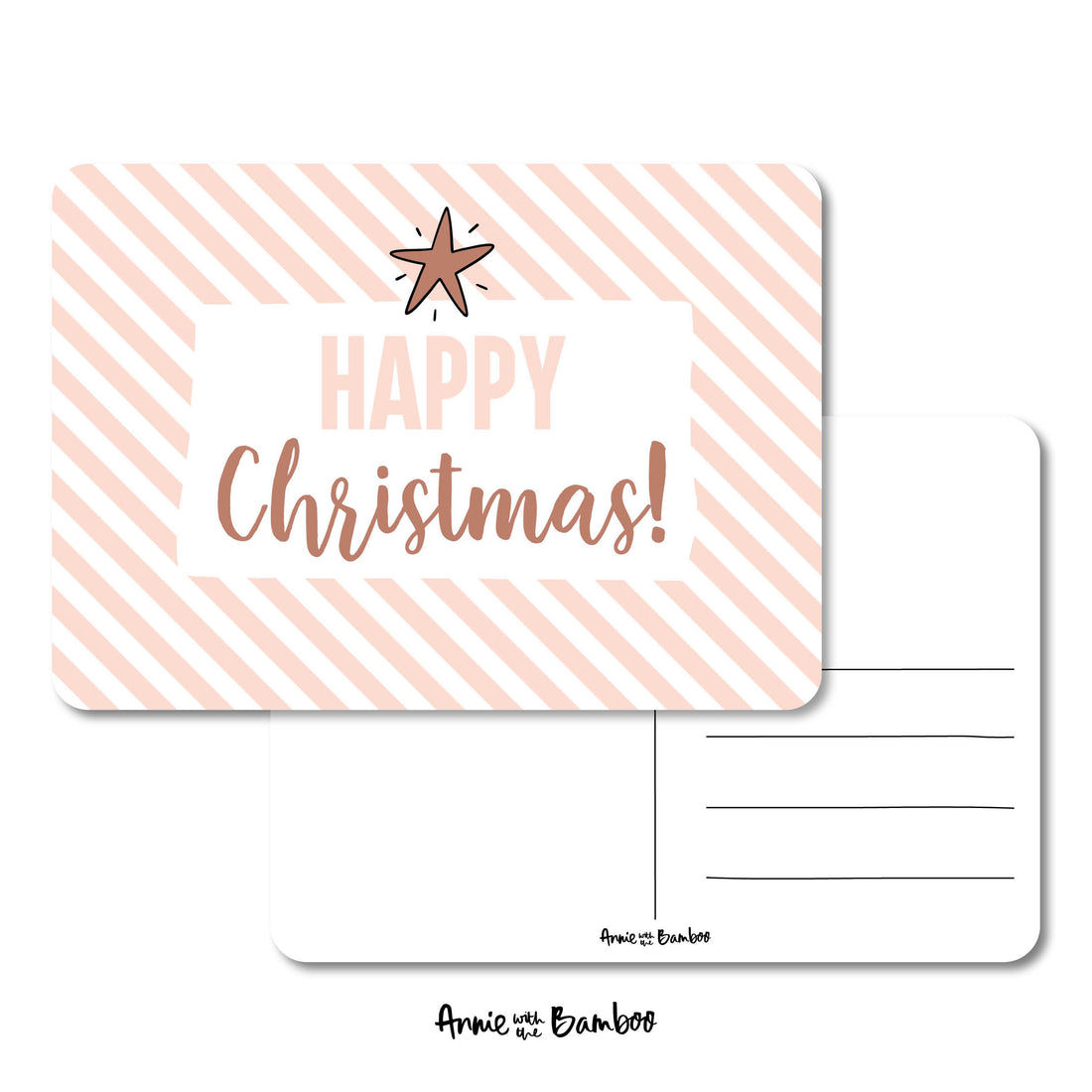 Kerstkaart - Happy Christmas (sale)