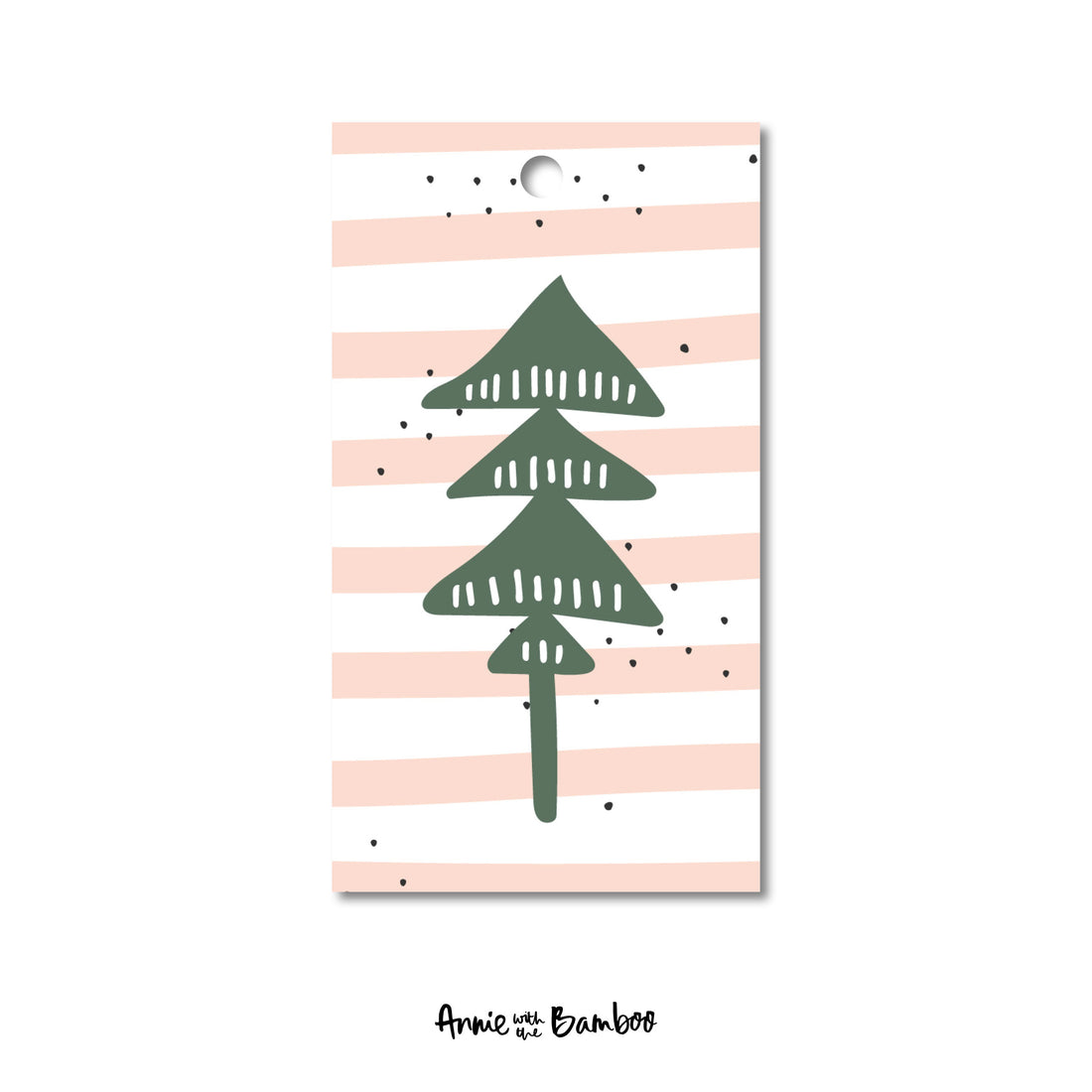 Cadeaulabel - Kerstboom (sale)