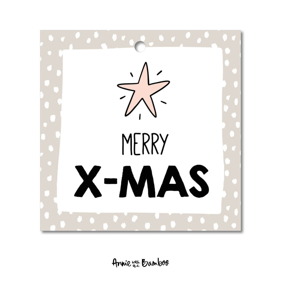 Cadeaulabel - Merry X-mas (sale)