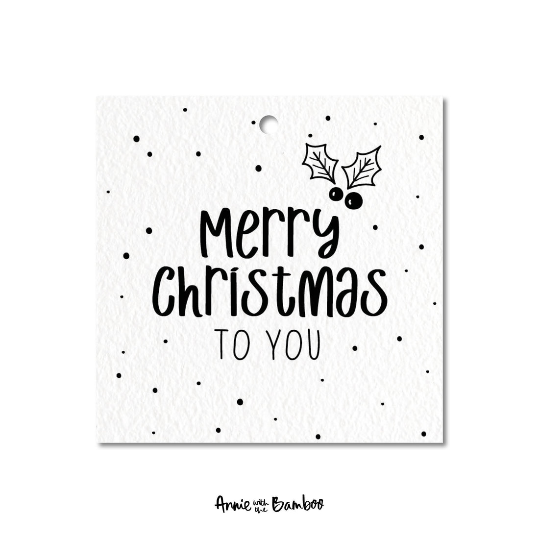 Cadeaulabel - Merry Christmas