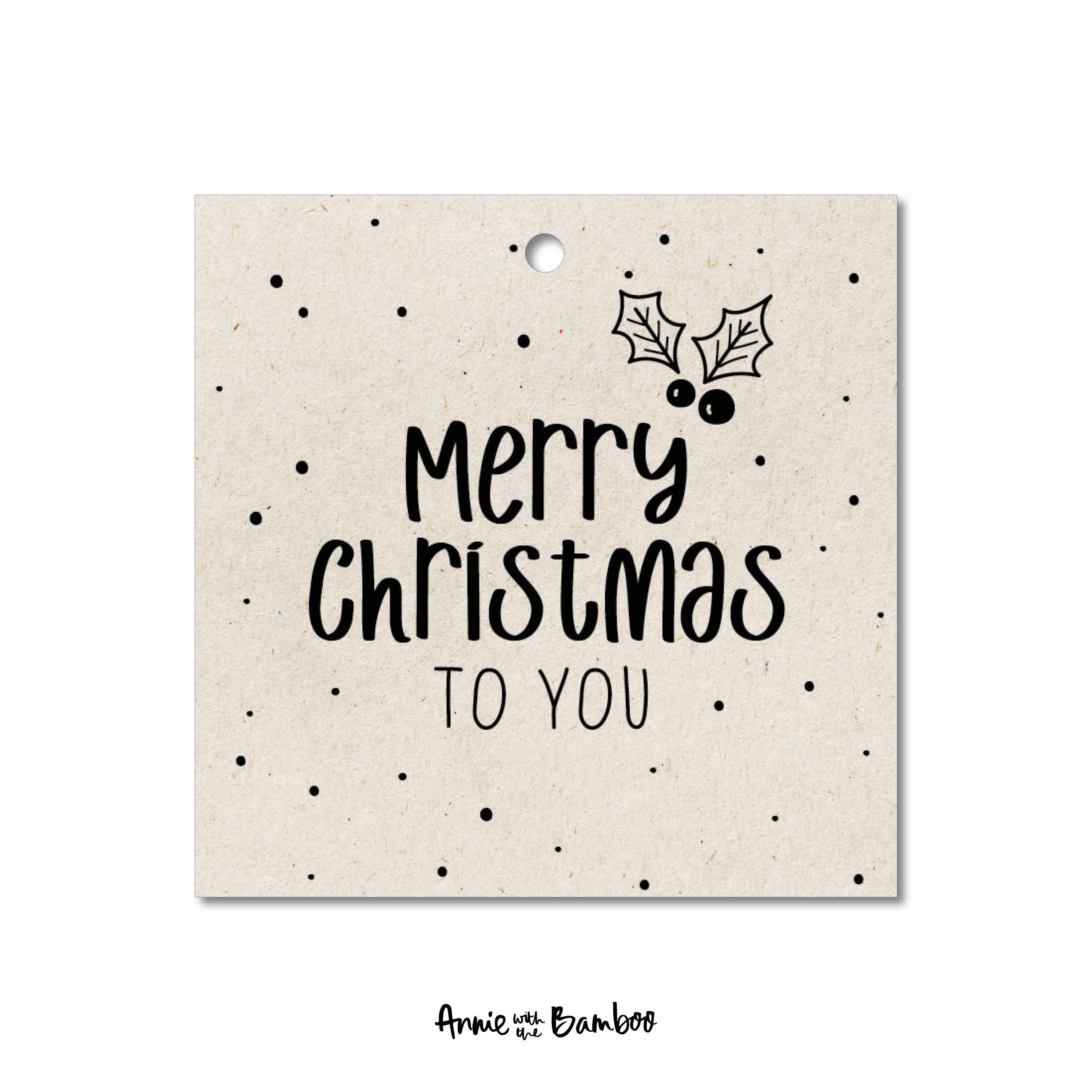 Cadeaulabel - Merry Christmas (sale)