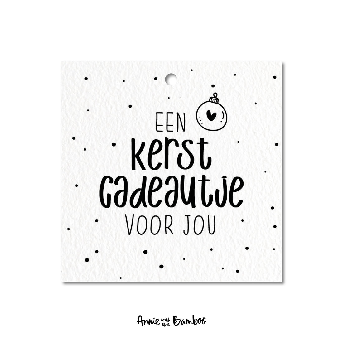 Cadeaulabel - Kerstcadeautje voor jou