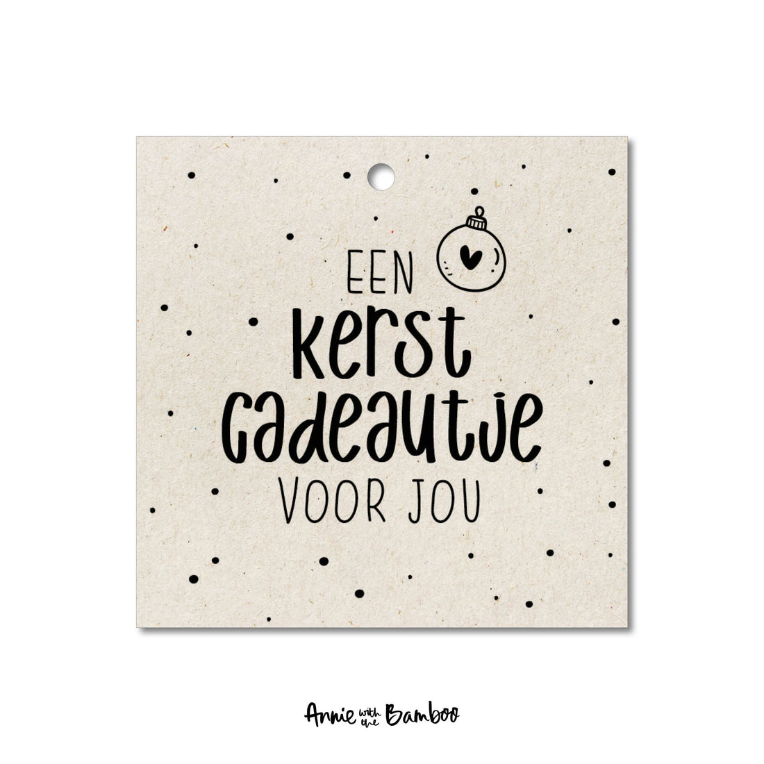 Cadeaulabel - Een kerstcadeautje voor jou (sale)