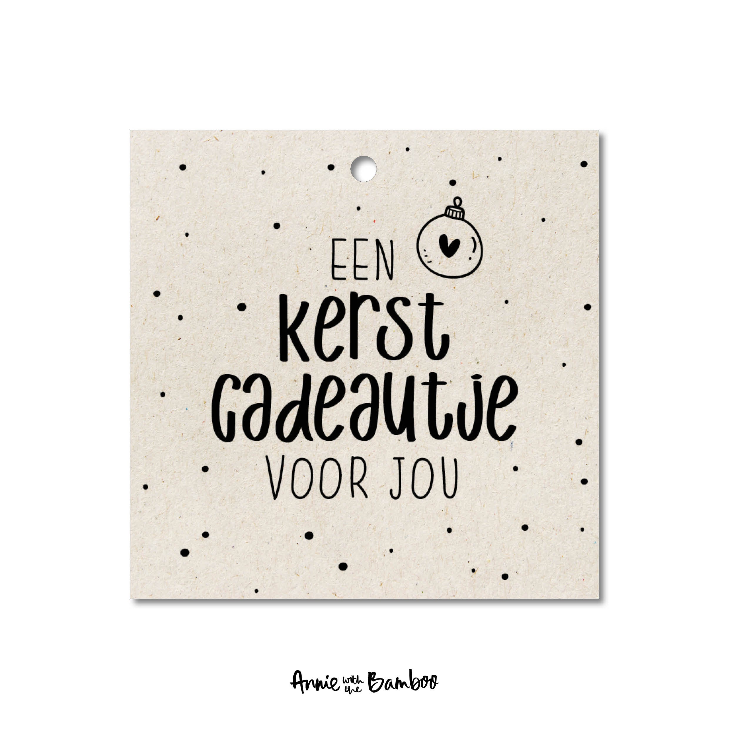 Cadeaulabel - Een kerstcadeautje voor jou (sale)