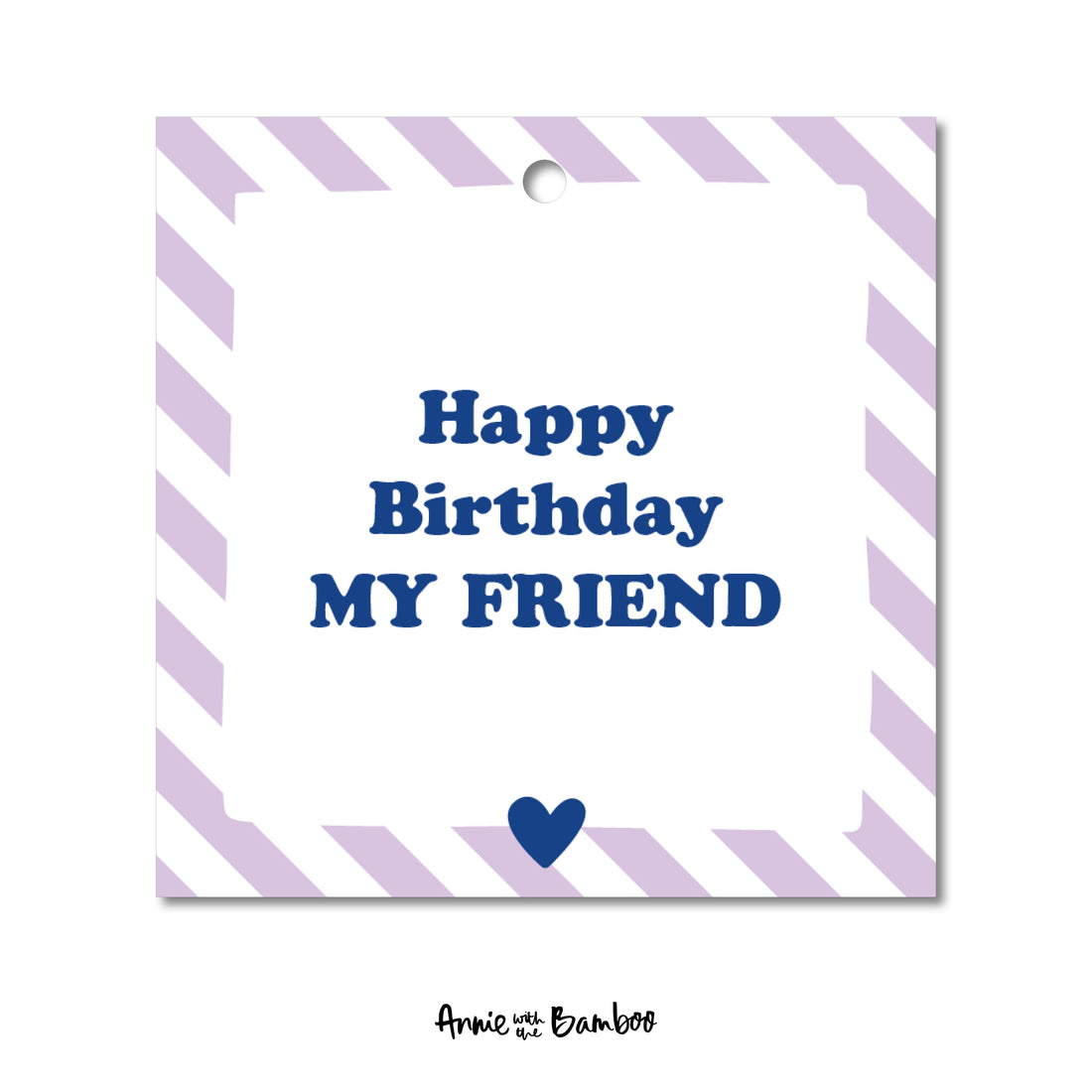 Cadeaulabel - Happy Birthday my friend