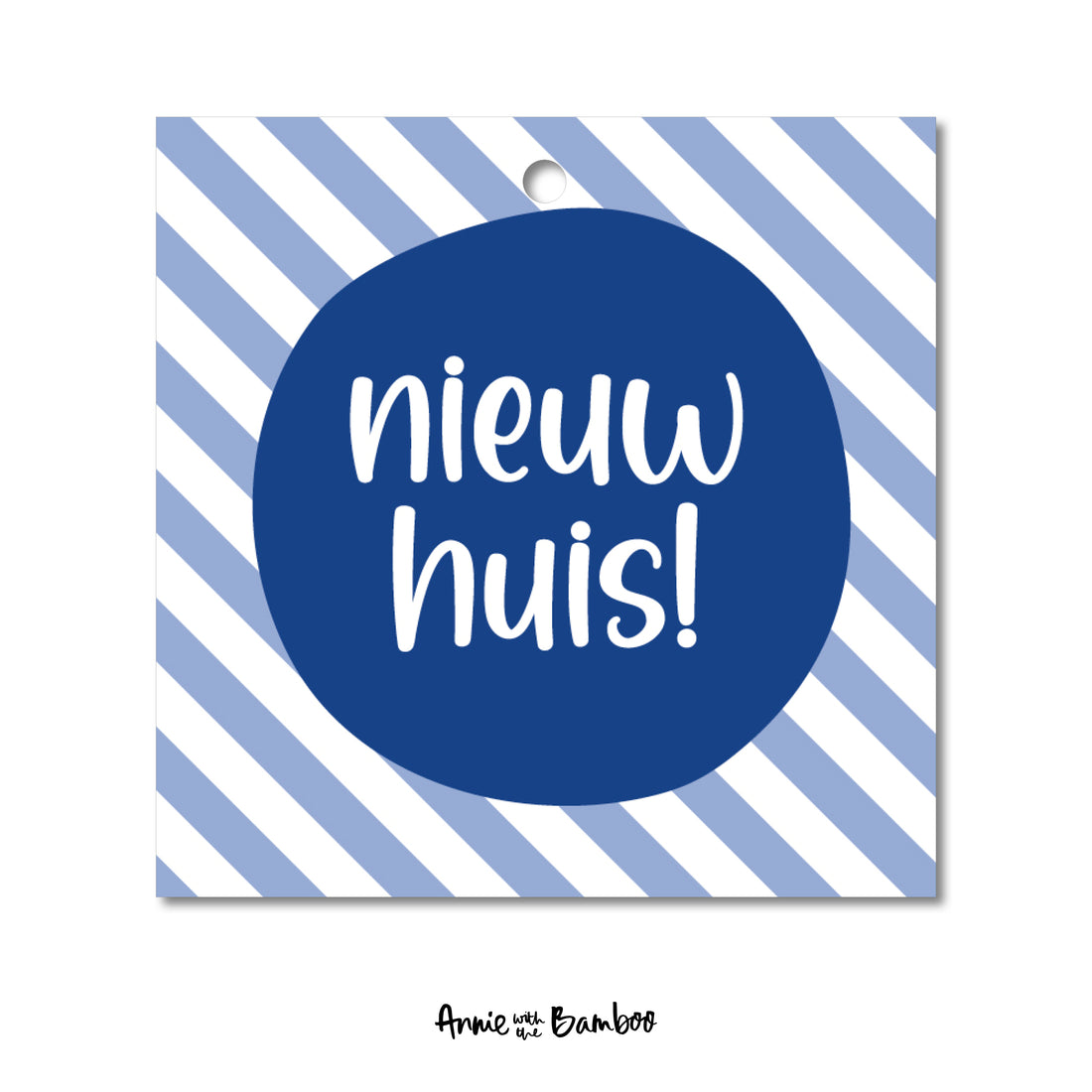 Cadeaulabel - Nieuw huis!