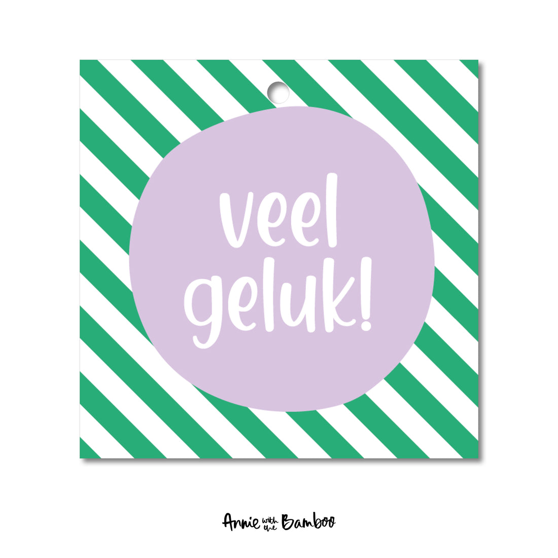 Cadeaulabel - Veel geluk!
