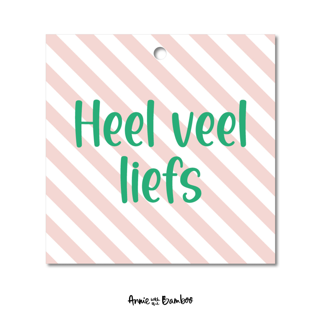 Cadeaulabel - Heel veel liefs