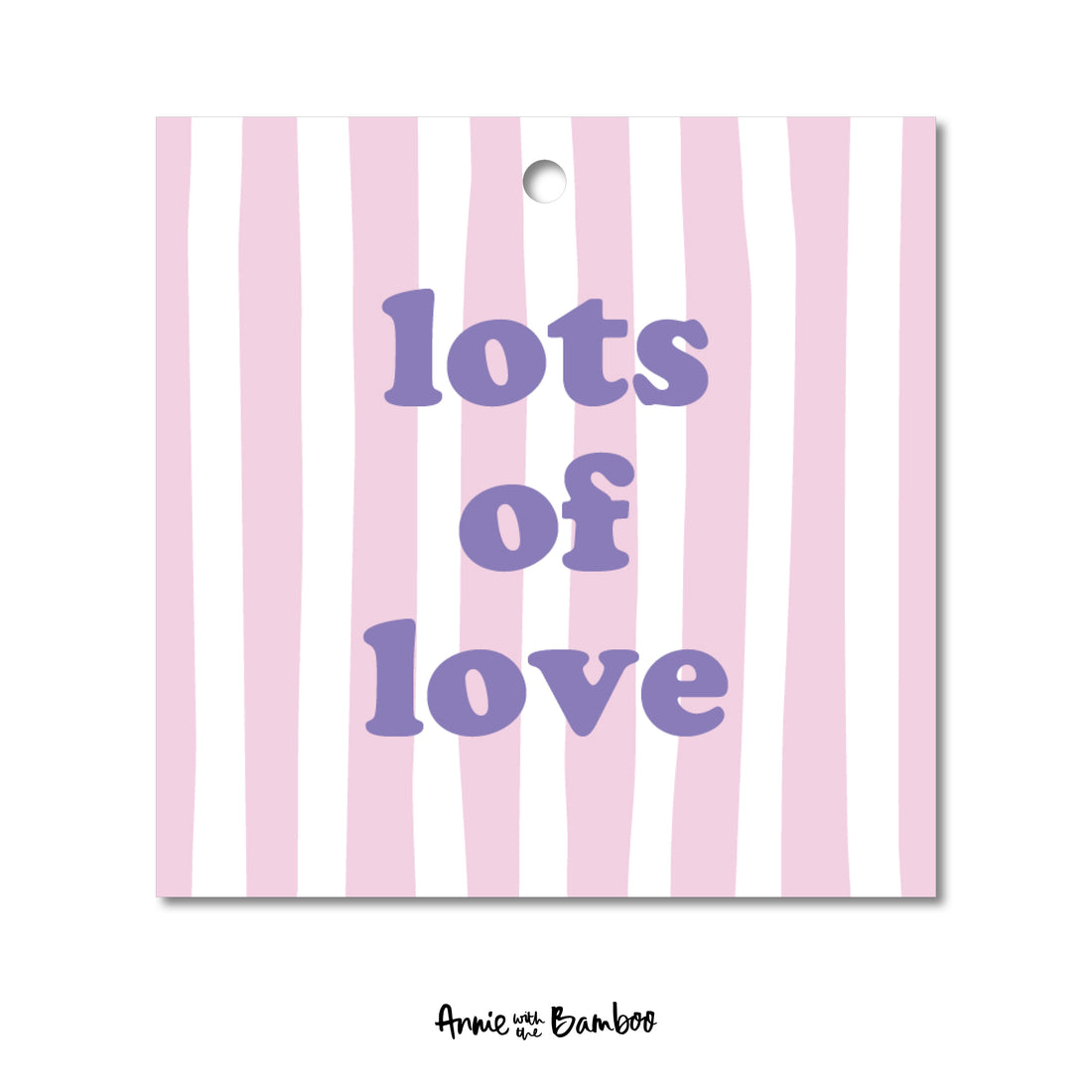 Cadeaulabel - lots of love