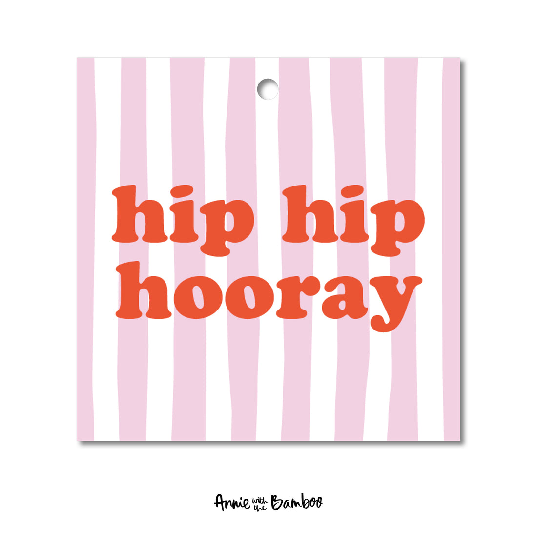 Cadeaulabel - hip hip hooray