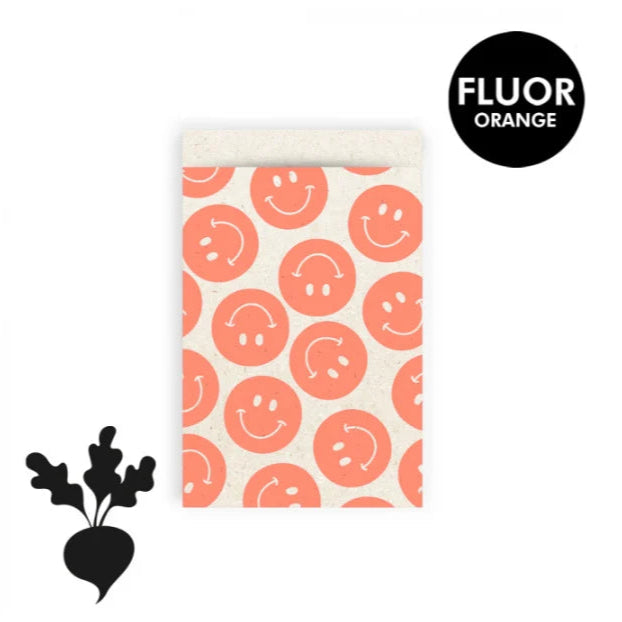 Cadeauzakje smiley - 5 stuks