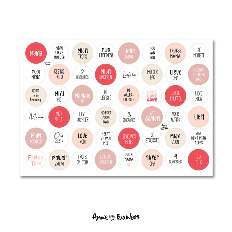 Stickervel - Mama (sale)