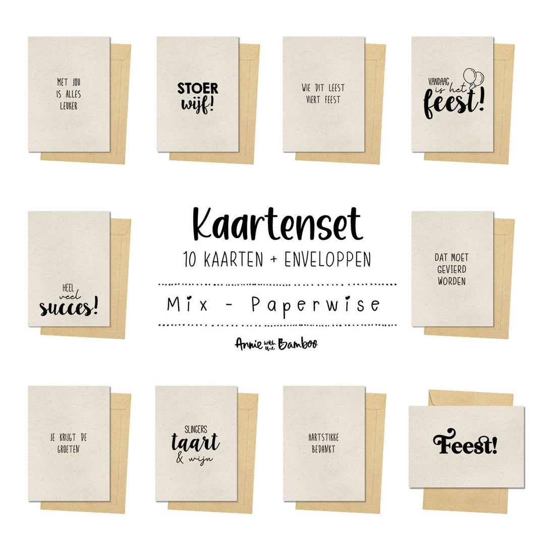 Kaarten voordeelset - MIX PAPERWISE