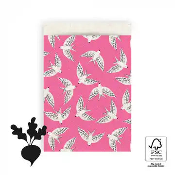 Cadeauzakje birds - 5 stuks