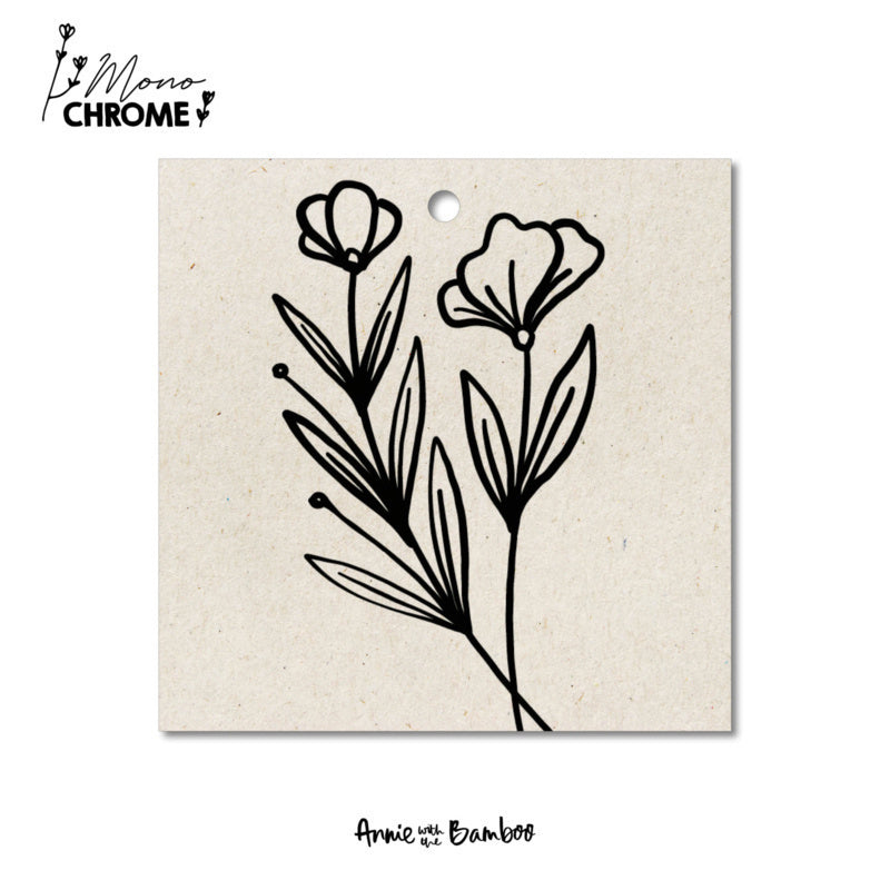 Cadeaulabel - Bloemen (PaperWise)