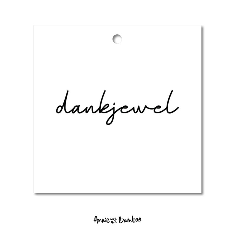 Cadeaulabel - dankjewel