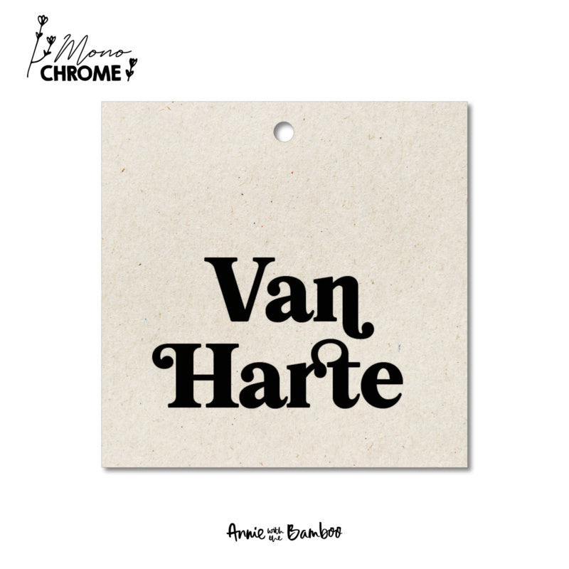 Cadeaulabel - Van harte