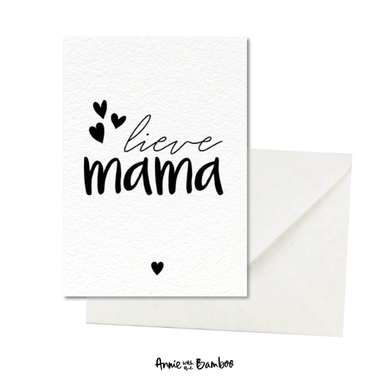 Wenskaart - Lieve mama