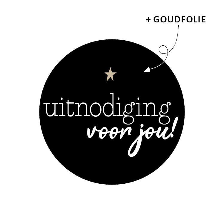 Stickers UITNODIGING VOOR JOU! - 10 stuks