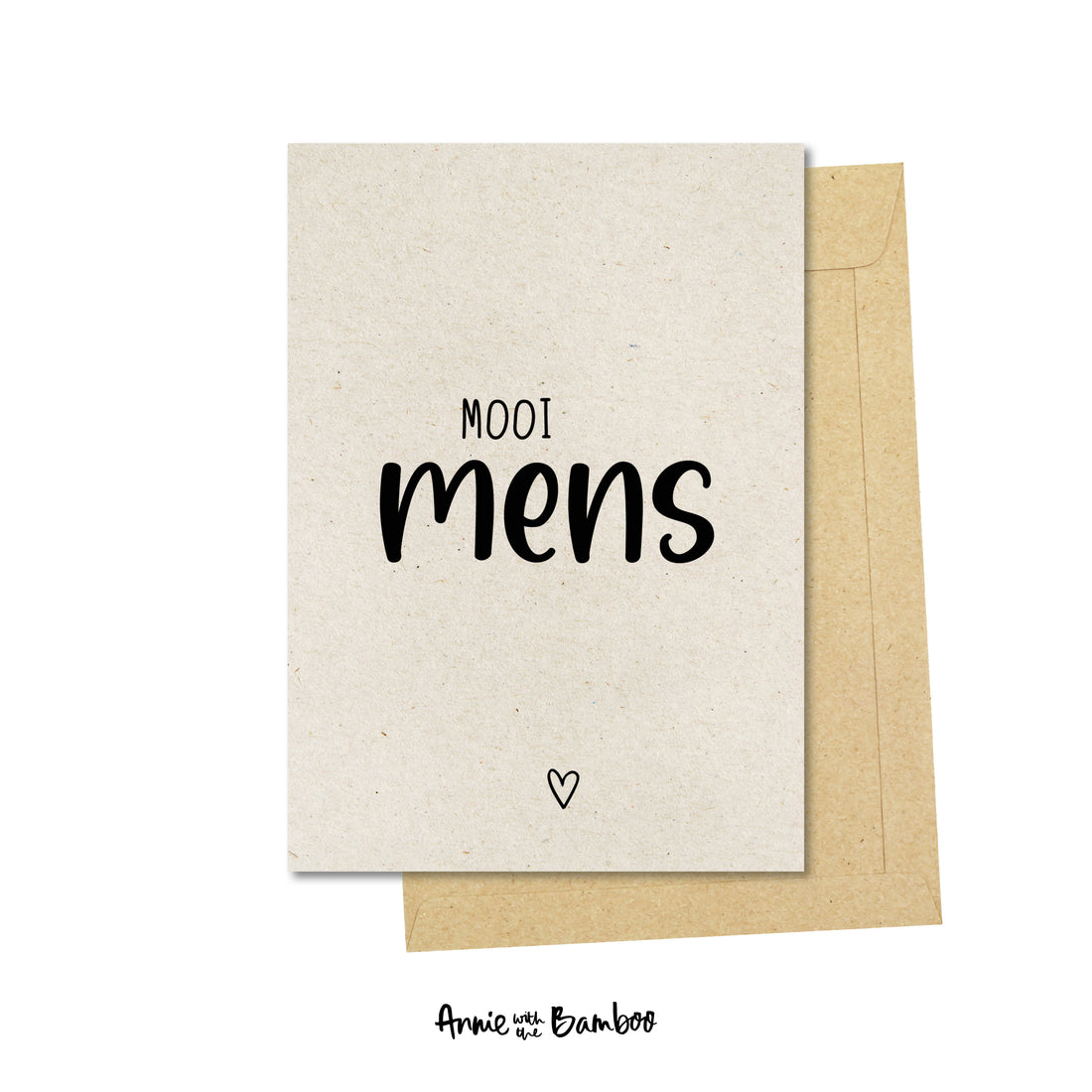 Ansichtkaart - Mooi mens