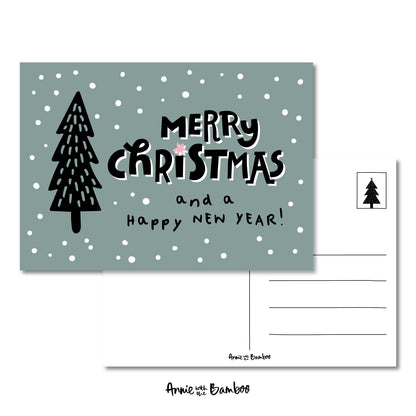 Kerstkaart - Merry Christmas (sale)