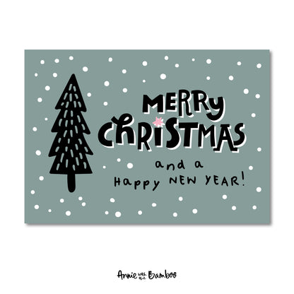 Kerstkaart - Merry Christmas (sale)