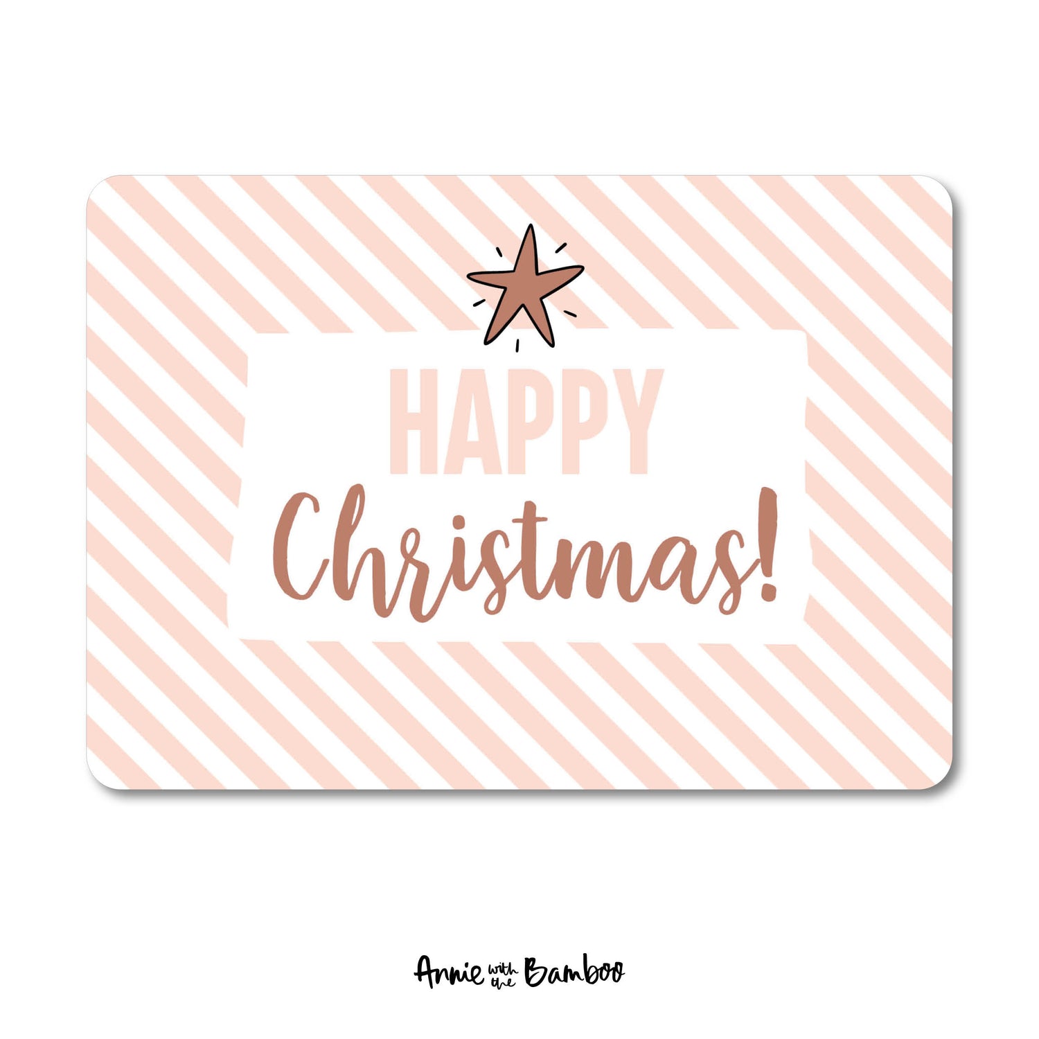 Kerstkaart - Happy Christmas (sale)