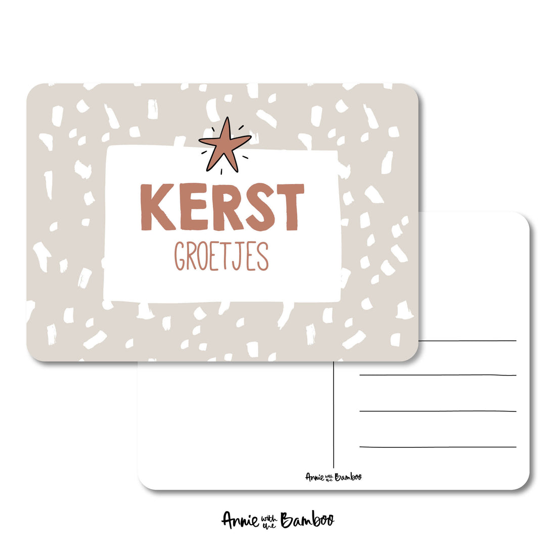 Kerstkaart - Kerstgroetjes (sale)