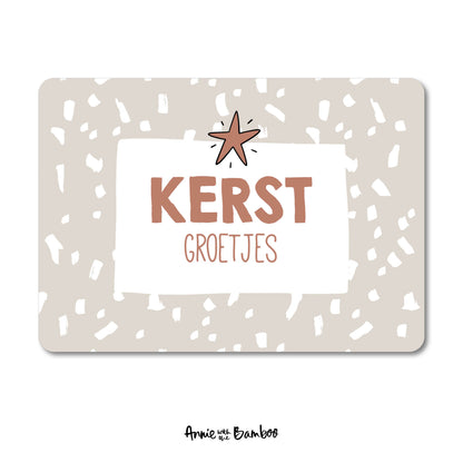 Kerstkaart - Kerstgroetjes (sale)