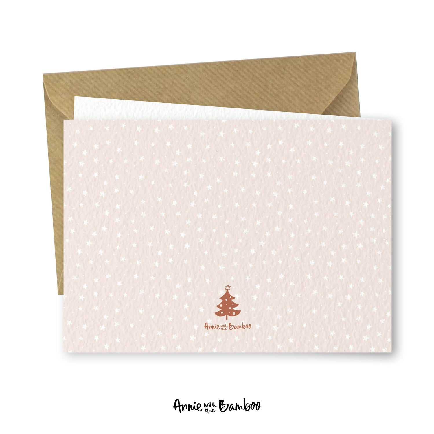 Dubbele kerstkaart - Kerstgroetjes