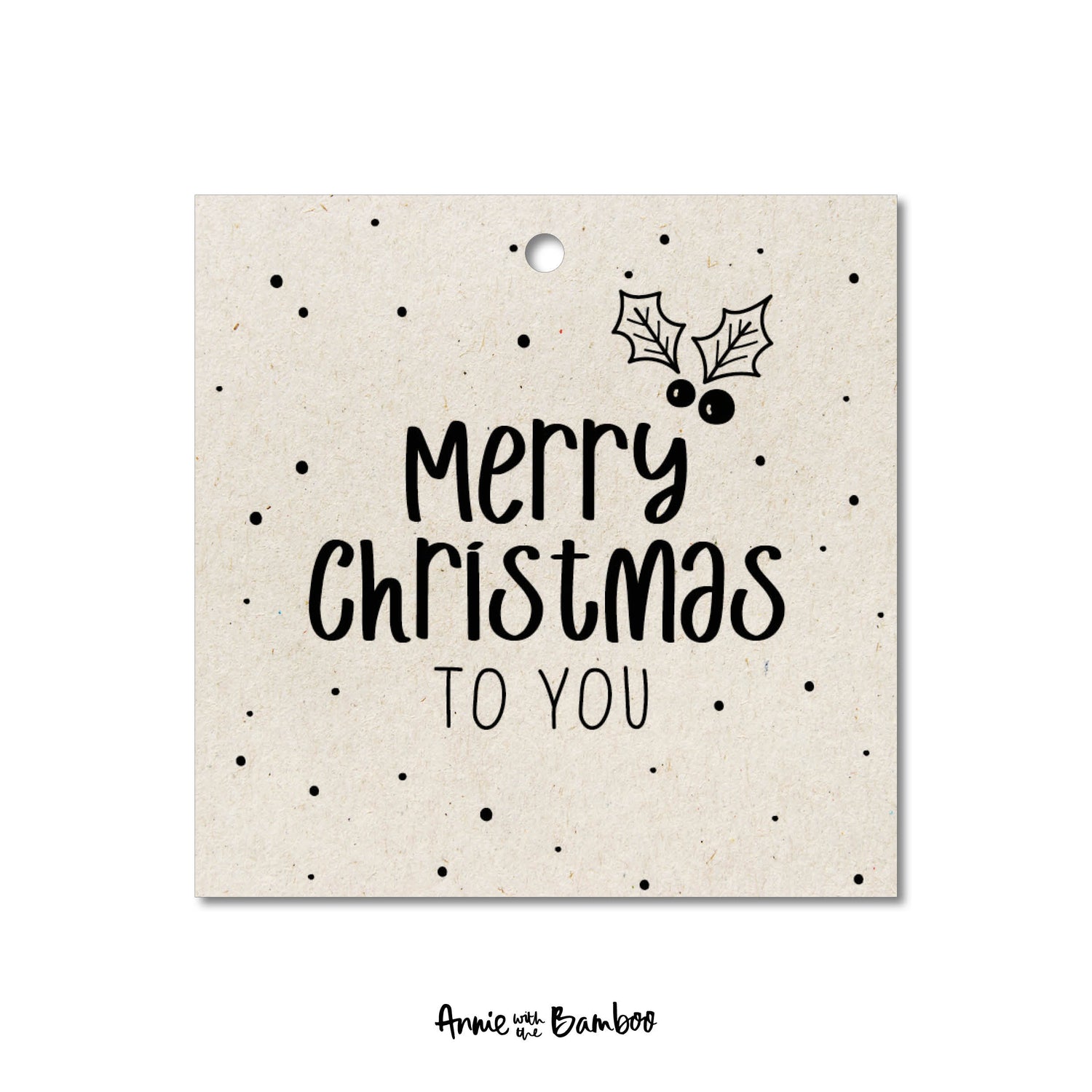 Cadeaulabel - Merry Christmas (sale)