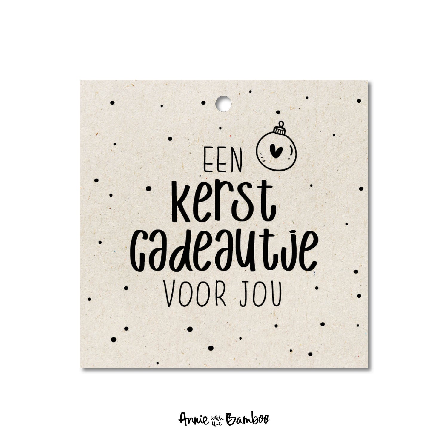 Cadeaulabel - Een kerstcadeautje voor jou (sale)