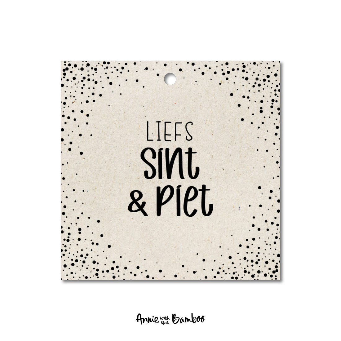 Cadeaulabel - Liefs sint &amp; piet (sale)