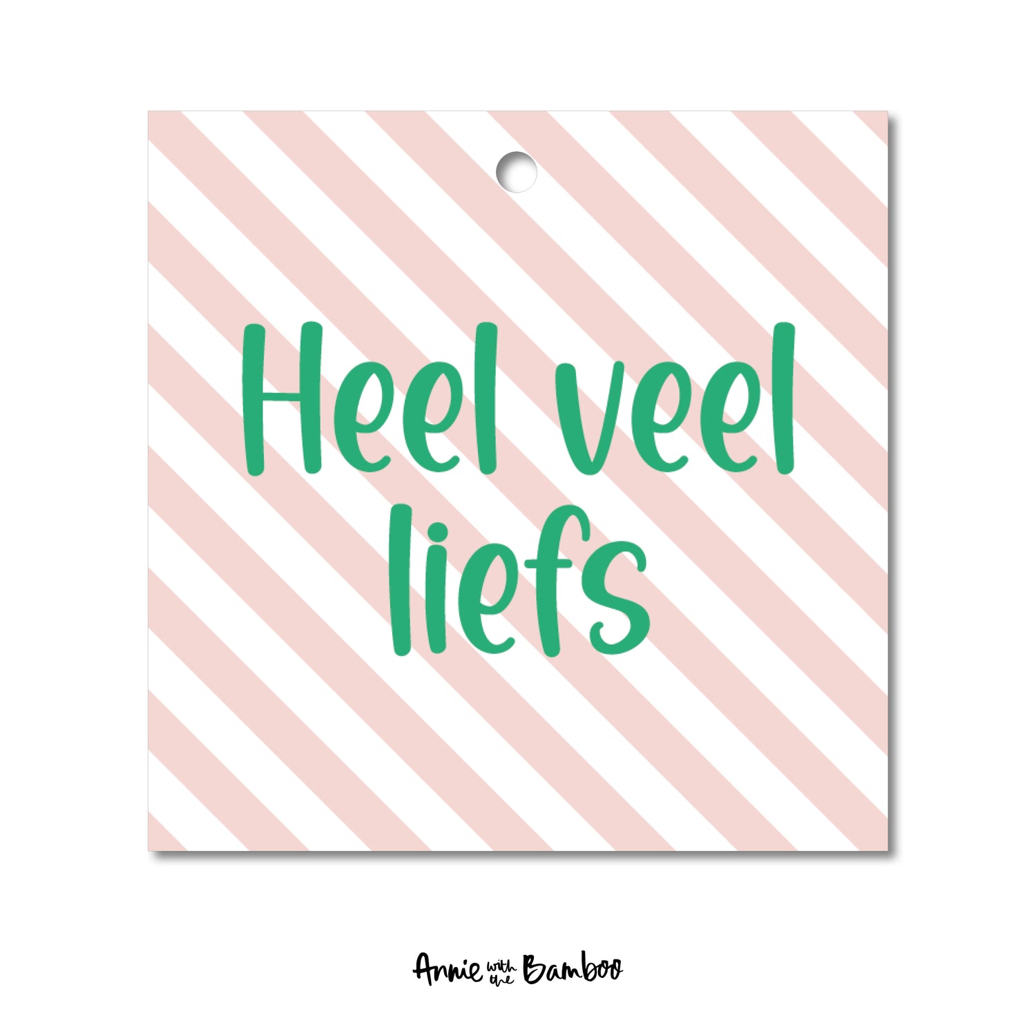 Cadeaulabel - Heel veel liefs