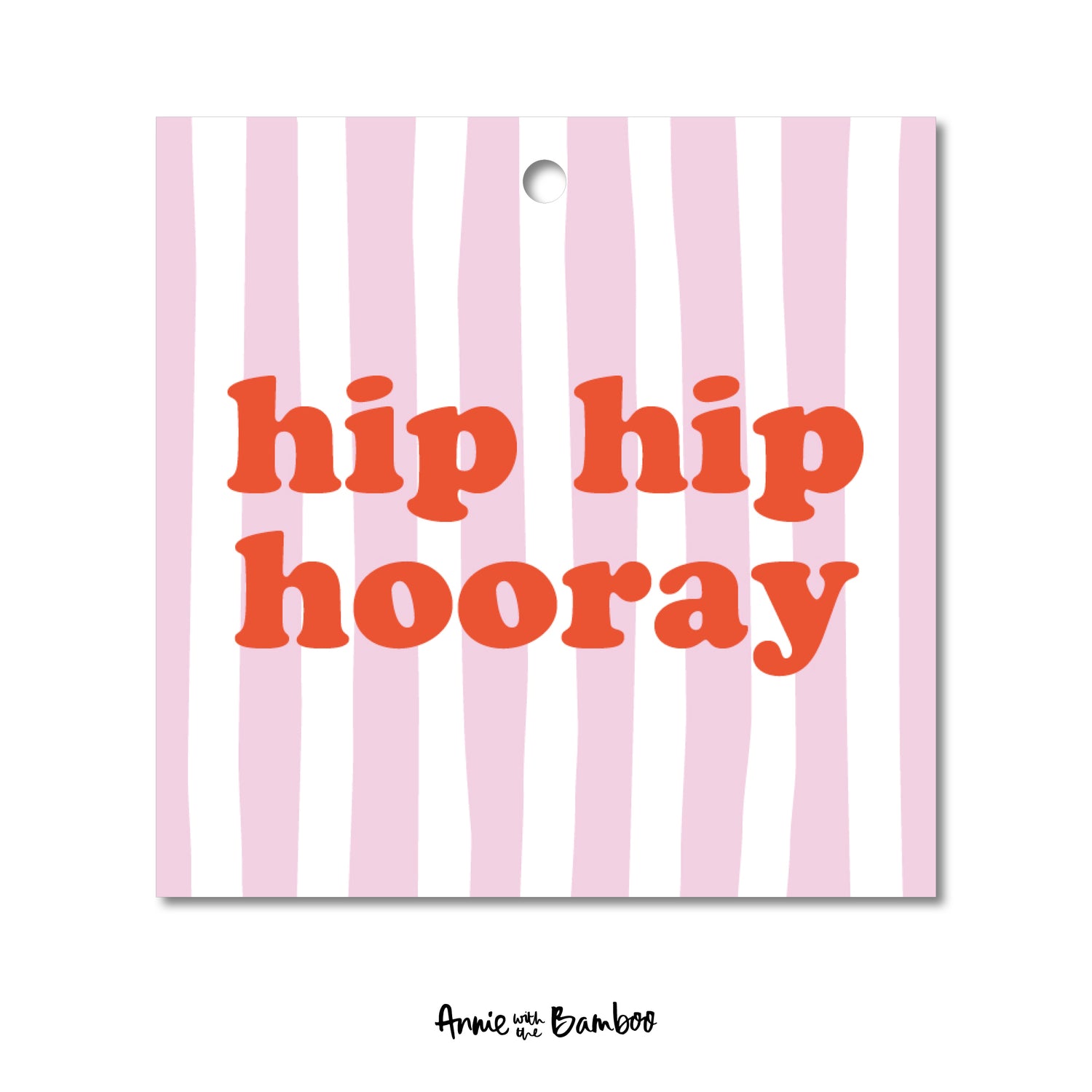Cadeaulabel - hip hip hooray