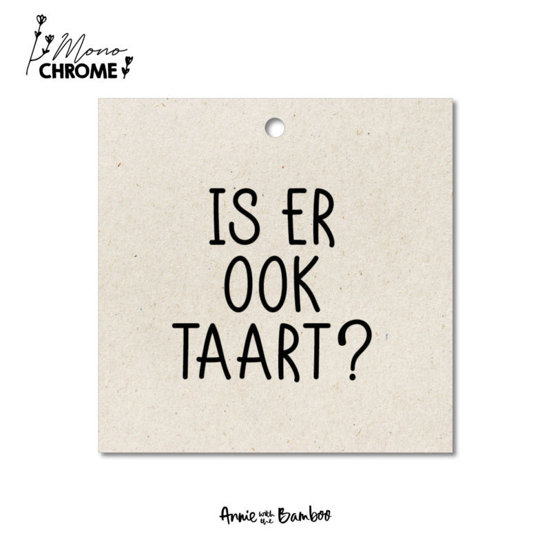 Cadeaulabel - Is er ook taart?